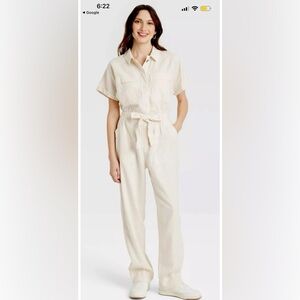 Universal Thread Light Beige Jumpsuit